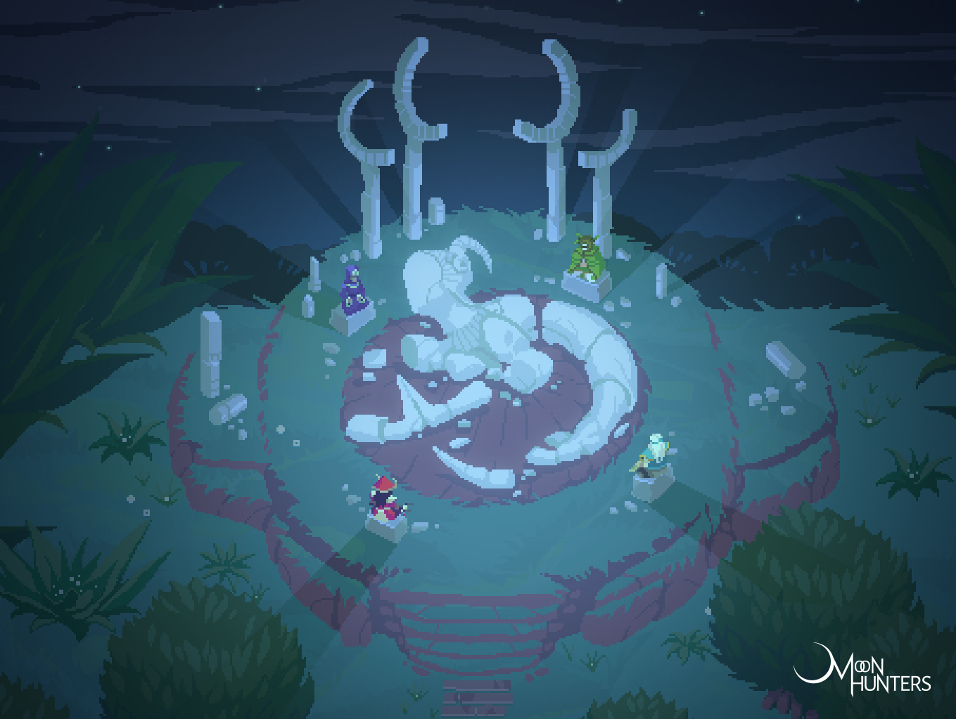 Moon Hunters é um RPG de ação para até 4 pessoas